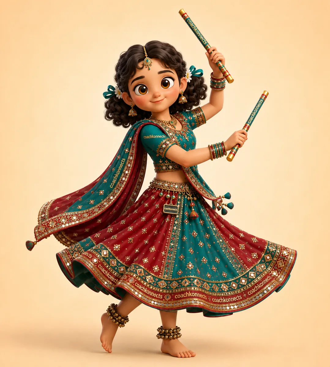 Garba dancer